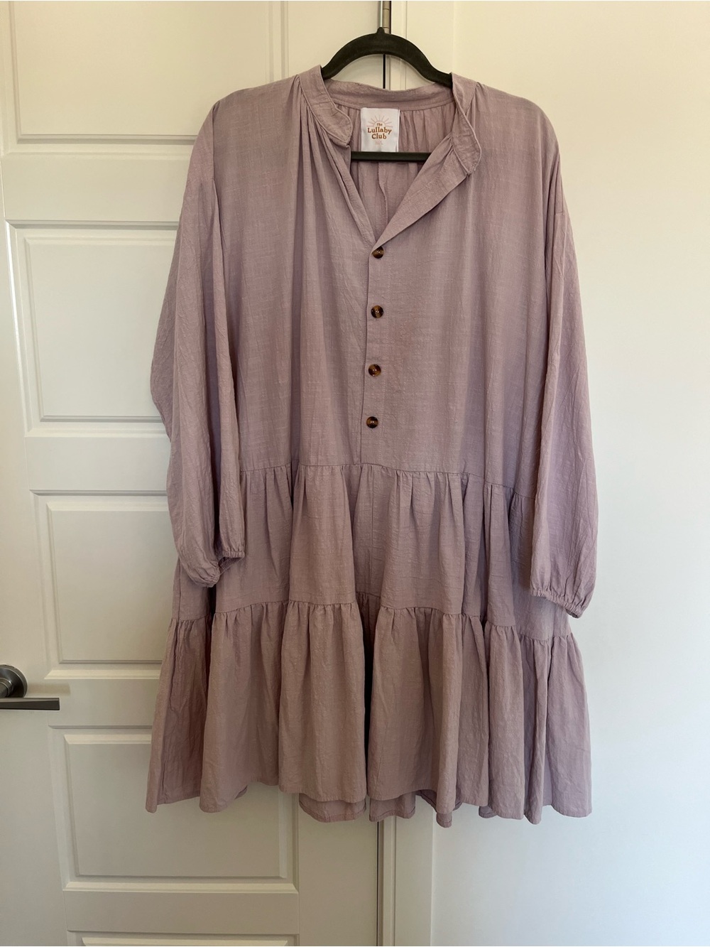 The Lullaby Club Avalon Smock Dress Lilac